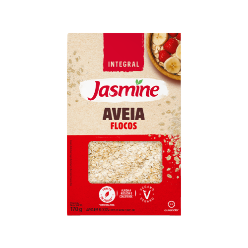 Aveia em Flocos Jasmine Caixa 170g