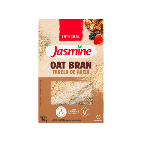 Farelo de Aveia Integral Jasmine Caixa 170g