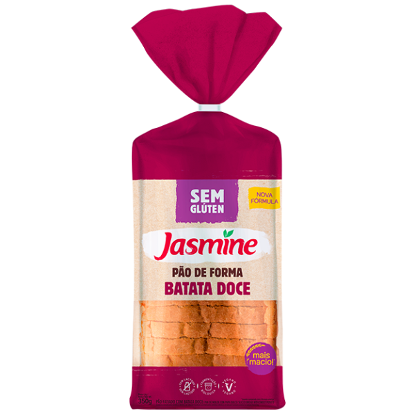 Sem Glúten Pão Fatiado Com Batata Doce – 350g