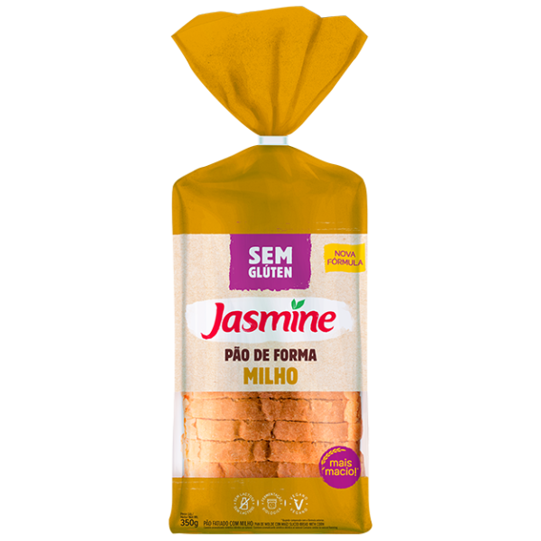 Sem Glúten Pão Fatiado Com Milho – 350g