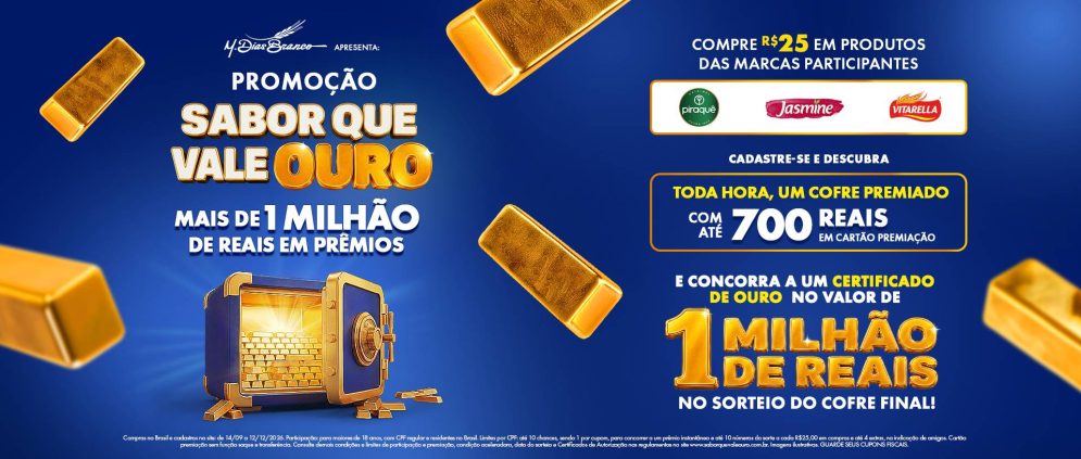 Sabor que vale ouro